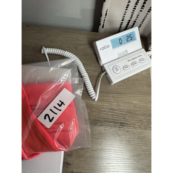 Left On Friday Hi Dive Bikini Swim Top M Neon Red Rescue High Coverage Resort - Picture 10 of 10